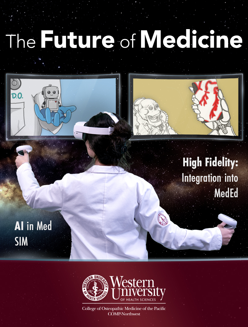 The future of medicine poster.